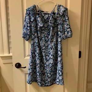 Blue Floral Dress
